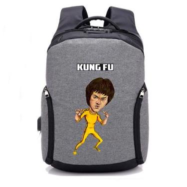 Imagem de Mochila escolar Bruces Lees Anime para crianças - yiweisai