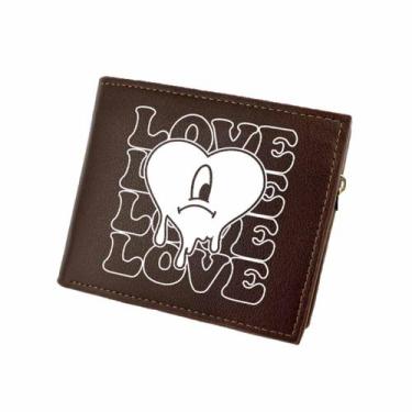 Imagem de Carteira Bifold Bad Bunny Anime Characters Slim PU Leather - Yiweisai