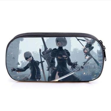 Imagem de Caixa de lápis Nier: Automatas Big Capacity Oxford 21,5 x 5,5 x 10 cm 