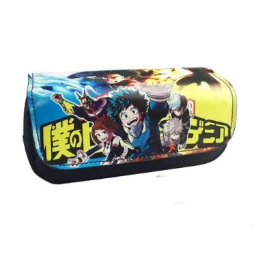 Imagem de Bolsa de lápis My Hero Academia Midoriya Izuku Poliéster 20x6,5x9cm - 