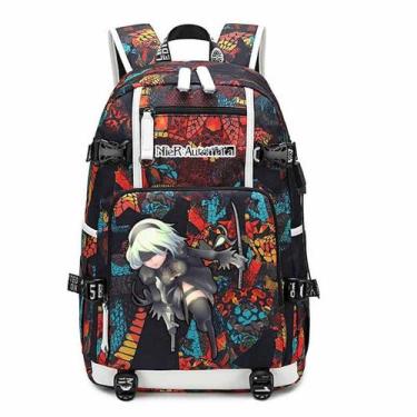 Imagem de Mochila Niers Automatas YorHas No 2 Types B Cartoon Kids - Yiweisai