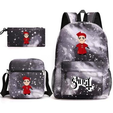 Imagem de Conjunto de mochilas Cardinal Copias Red Guru School, 3 unidades para 