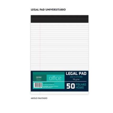Imagem de Caderno blocado univ legal pad 50fls office collection-7506077 jandaia