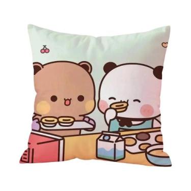 Imagem de Capa De Almofada Bubu Dudu Com Estampa Estampada Para Sala De Estar, C