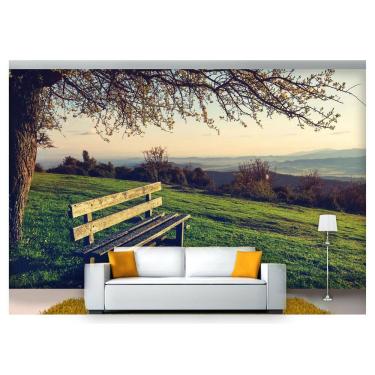 Imagem de Papel De Parede Floresta Natureza Árvores 3D 3M² Xna185