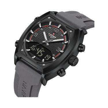 Imagem de Relógio De Quartzo Esportivo Masculino De Luxo NAVIFORCE À Prova d'Águ
