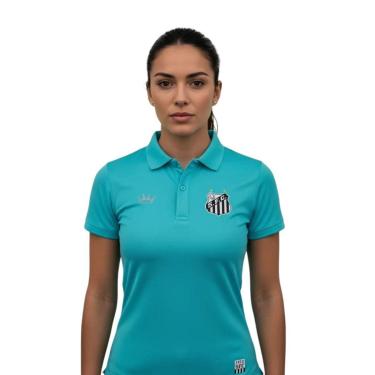 Imagem de Camiseta Polo Baby Look Feminina Santos-Feminino