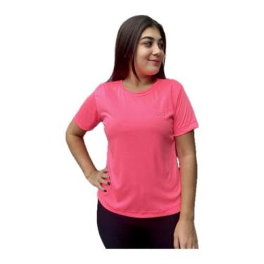 Imagem de Camisa Feminina Dry Fit Fitness Proteção Uv Academia - Via Ello, GG