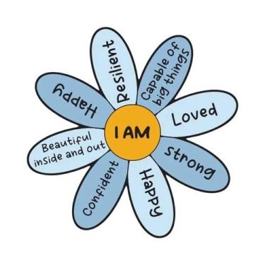 Imagem de Broche De Flor Esmaltado Com Citações Motivacionais E Encorajadoras: V