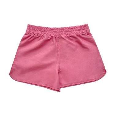 Imagem de Short Infantil Feminina Liso Rosa 3 Anos - Basic +