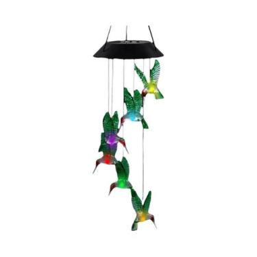 Imagem de Luminária Solar Decorativa Para Jardim Com Mudança De Cor, Sinalizador