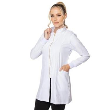 Imagem de Jaleca Feminino Gola Padre Manga Longa Two Way com Zíper-Feminino