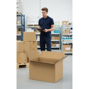 Imagem de Kit 50 Caixas Papelão 19x12x12cm Para Envios Seguros - Congratulations