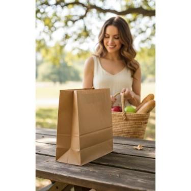 Imagem de Sacos Kraft SOS Delivery Reforçados 14x30cm (100 Un) - Congratulations