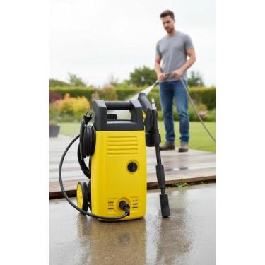 Imagem de Lavadora Pressão 1.4kW 105bar Amarela 110V - Limpeza Poderos - Congrat