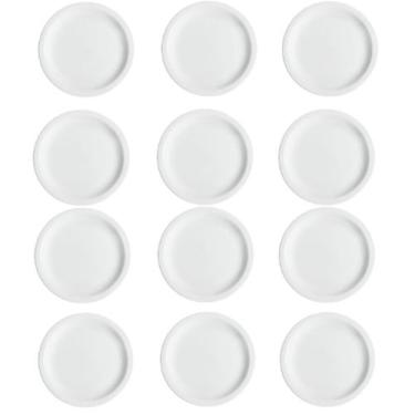Imagem de Conjunto de 12 Pratos Rasos para Refeições de Porcelana Iguaçu Classe 