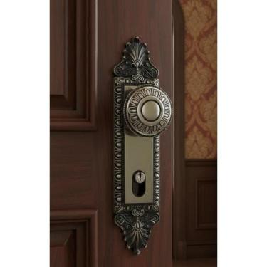 Imagem de Fechadura Colonial Externa Porta Madeira 55mm Aço - Congratulations St