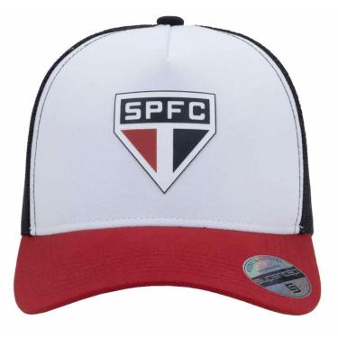 Imagem de Bone São Paulo Trucker Frontal Infantil Supercap 40829 Cor:;Tamanho:Único-Unissex