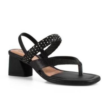 Imagem de Sandália Mississipi de Salto Bloco Feminina MF742-Feminino