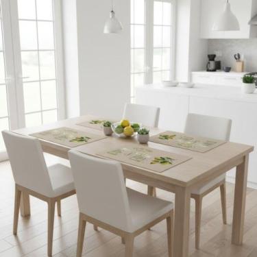 Imagem de Jogo Americano Decorativo Tropical Kit Peça Pronta Vinil PVC - Plast.c