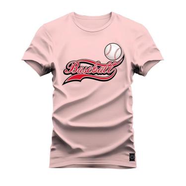 Imagem de Camiseta Plus Size Estampada Algodão Unissex Baseball-Unissex