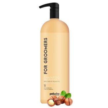 Imagem de Shampoo Neutro e Filhotes Peluche Pet Groomer Macadâmia 1L - Peluche P