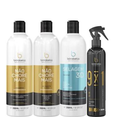 Imagem de Borabella Kit Não Chore + Selagem 3x350ml + Fluido 300ml