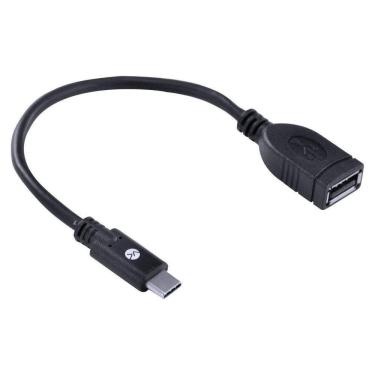Imagem de Adaptador Tipo C X USB ACOTGU-20CM com OTG, 480 MBPS, 20 cm, Preto Vinik