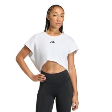 Imagem de Regata Adidas  Boxy Cropped  Primelift Workout Três Listras-Feminino