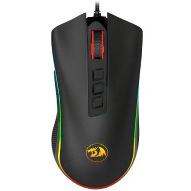 Imagem de Mouse Gamer Redragon Cobra RGB 10000DPI 1000Hz USB 2.0 Preto - M711