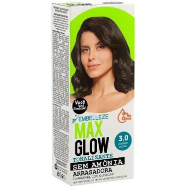 Imagem de Tonalizante Vegano Castanho Escuro 3.0 Sem Amônia NOVEX MaxGlow 1un