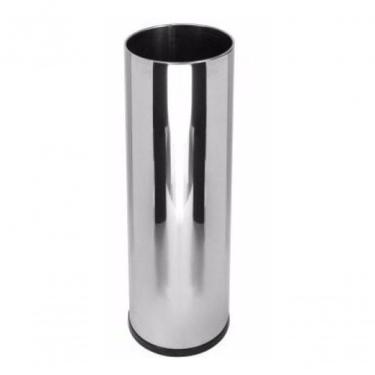 Imagem de Porta guarda-chuva Inox 24x70 para Organização de Acessórios em Aço Inox com Bandeja Pl...