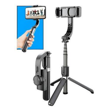 Imagem de Estabilizador Gimbal Para Celular Com Controle R-15/l-08 Tripé Integra