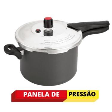Imagem de Panela de Pressão Alegrete 4,5L AA Cinza