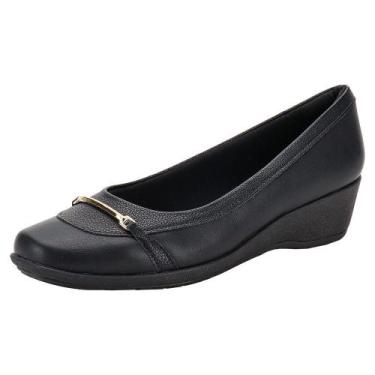 Imagem de Sapato feminino anabela piccadilly 143211, Preto, 36