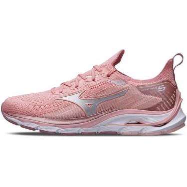 Imagem de Tenis mizuno wave mirai 5 feminino, Rosa claro, 38