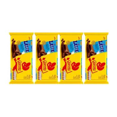 Imagem de Barra de Chocolate ao Leite Garoto 80g- Kit 4 unidades