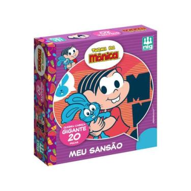 Imagem de Quebra Cabeça Infantil Em Madeira Turma da Mônica - Meu Sansão Puzzle 