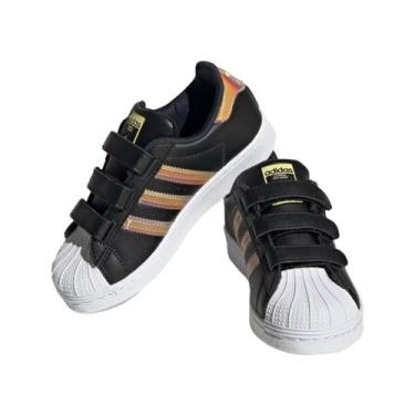 Imagem de Tênis Adidas Superstar Infantil - HQ4363, Preto, 28