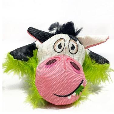 Imagem de Brinquedo pet ães e gatos vaquinha no pasto 21cm texturizado - GISELE 