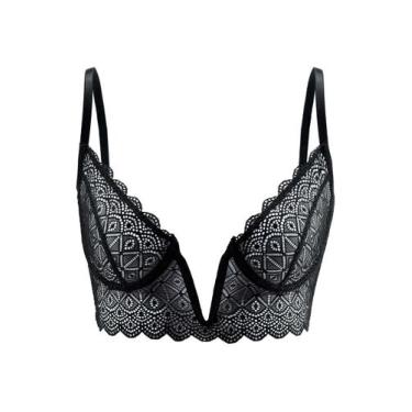 Imagem de Sutiã Mini Corselet Renda Soul Preto She, GG, Preto