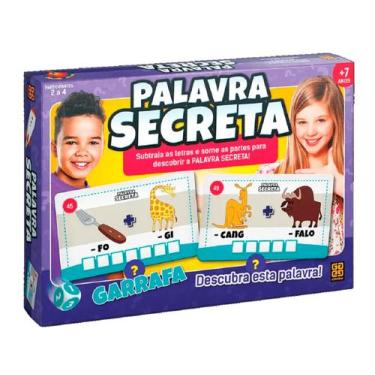 Imagem de Jogo Palavra Secreta Jogo Educativo Infantil - Grow - Ref 01800, UNICO