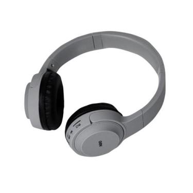 Imagem de Headphone Bluetooth, Aux, SD POP HS315 Cinza OEX