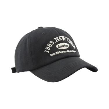 Imagem de Boné Snapback Unissex com Letras Bordadas - Algodão Macio, Ajustável, 