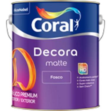 Imagem de Coral decora matte fosco branco 3,6 l