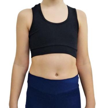 Imagem de Top Ritmus Fitness Academia Sem Bojo Suplex Infantil, Gg, Preto