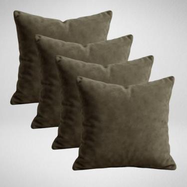 Imagem de 4 Capas de Almofada 50x50cm Decorativas Sala Sofá Quarto Cama 50x50 cm