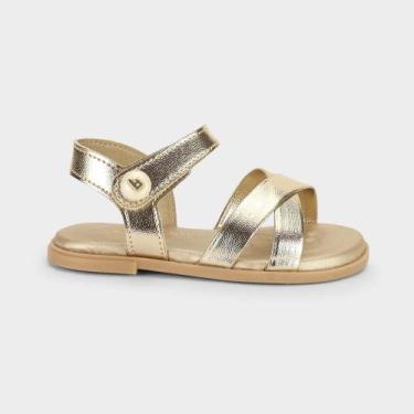 Imagem de Sandália Infantil Bibi Shine Mini Dourada, 21