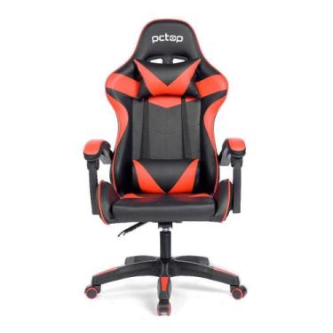 Imagem de Cadeira Gamer PCTop Strike 1005 Vermelha/Preto