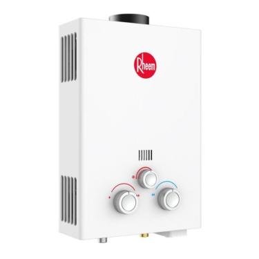 Imagem de Aquecedor a Gás 7L Mecânico com Botão Inverno Verão para Banho GLP Rheem